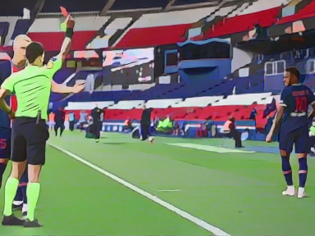 Neymar red as Lille beat PSG in Ligue 1 title race