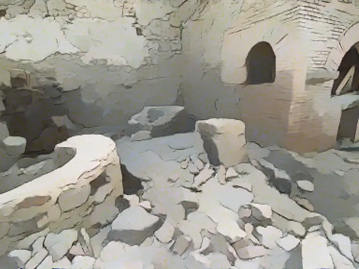 Archaeologists in Pompeii discover a bakery that doubled as a prison