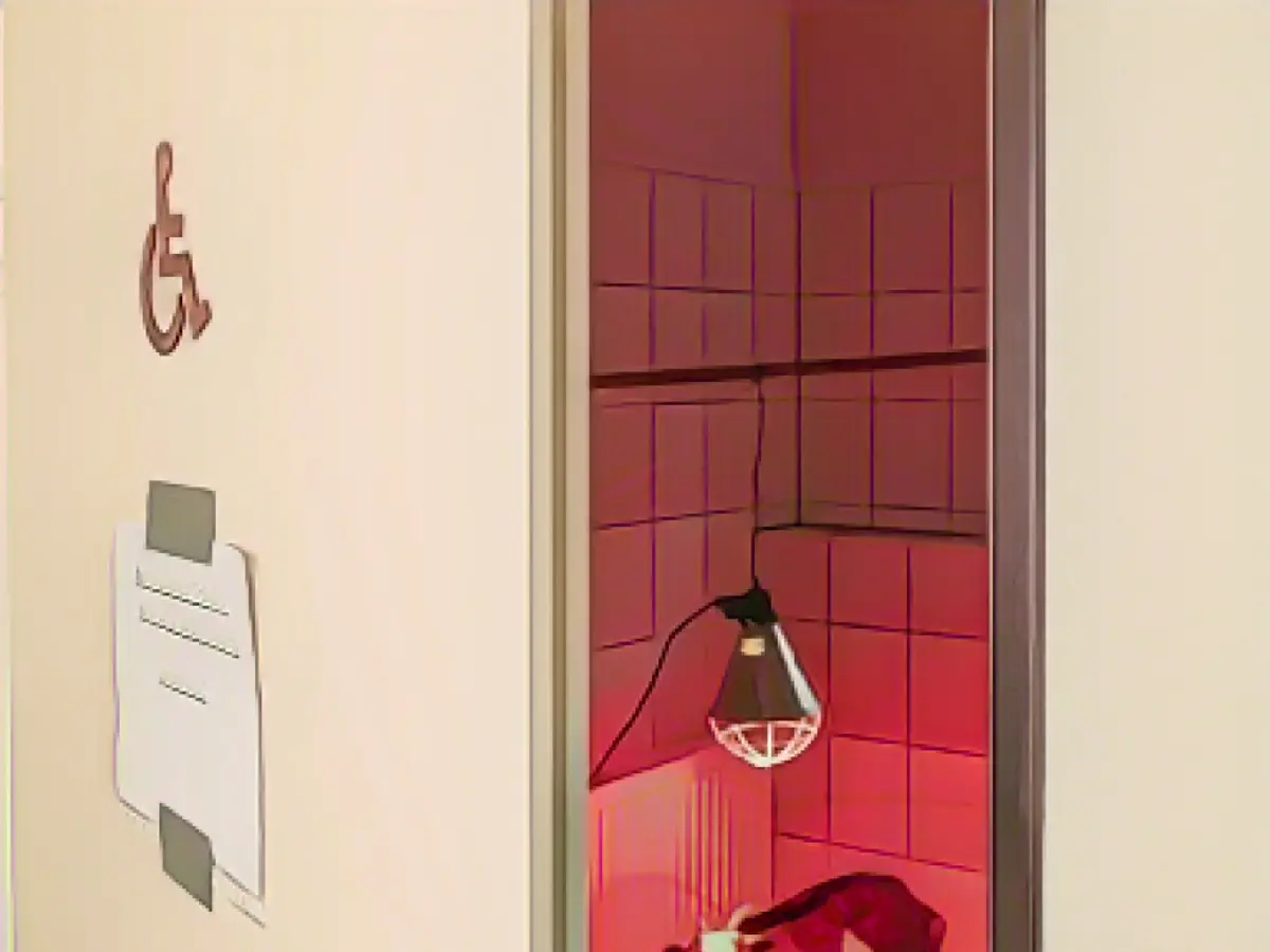 Zoo accommodates goats in the disabled toilet