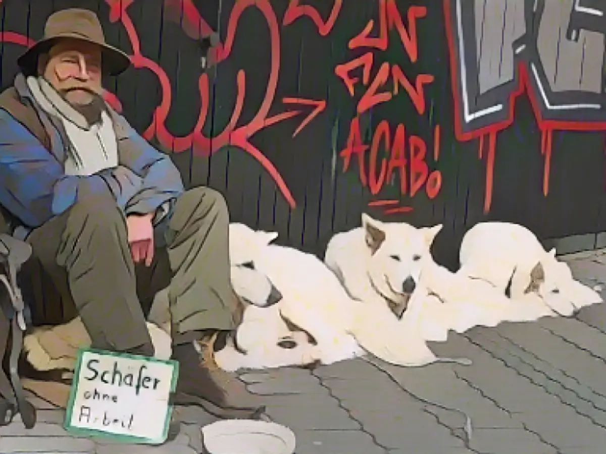 Everyone wants to help Hans the beggar shepherd