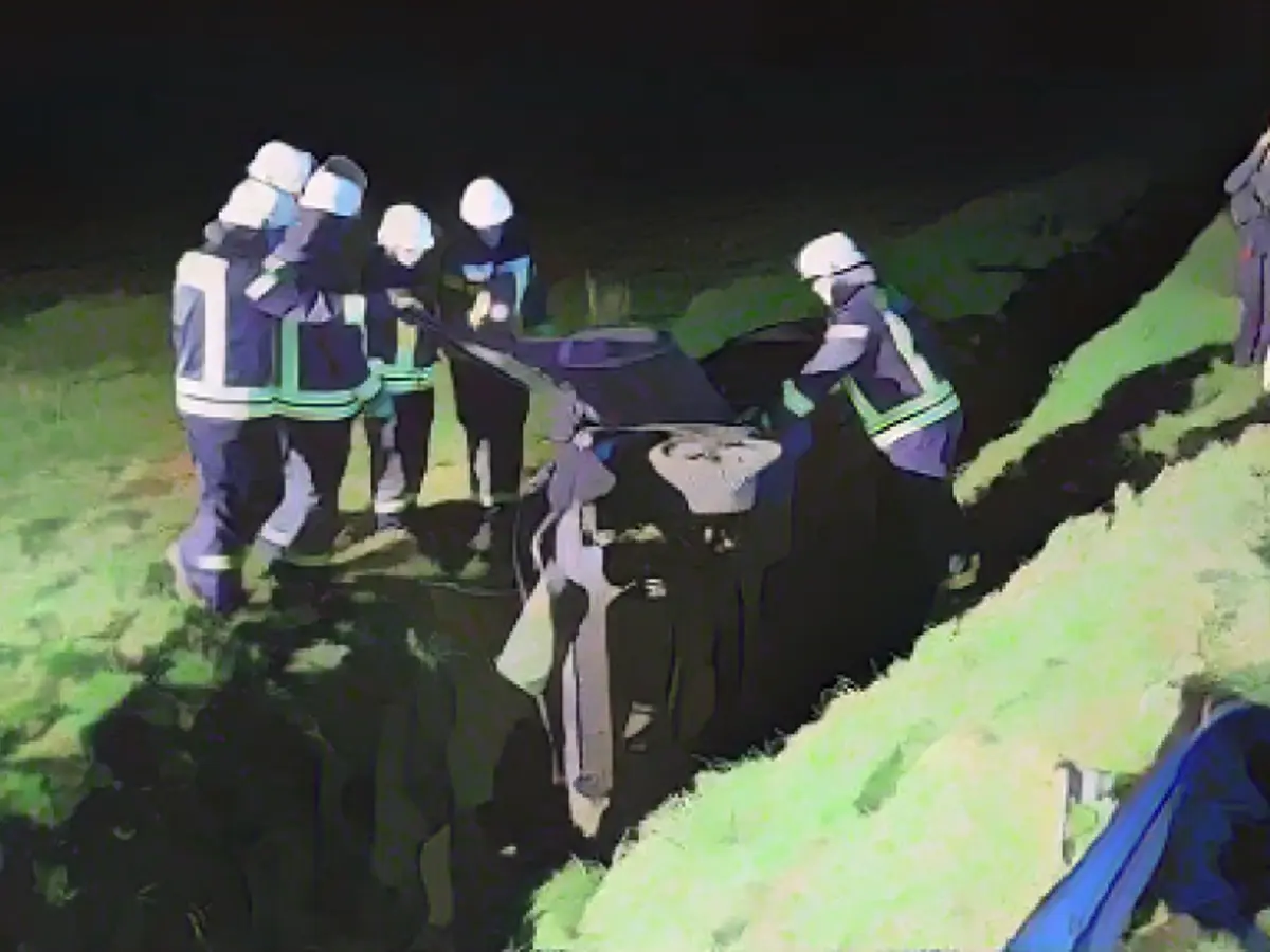 Accident victim wanders through the night