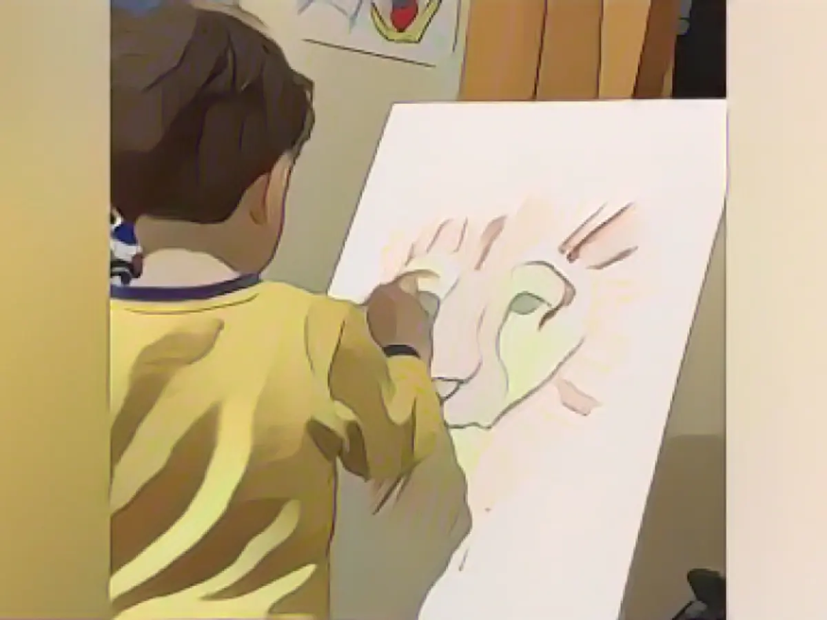 From wallpaper to canvas: this four-year-old has already inspired millions of people with his artwork