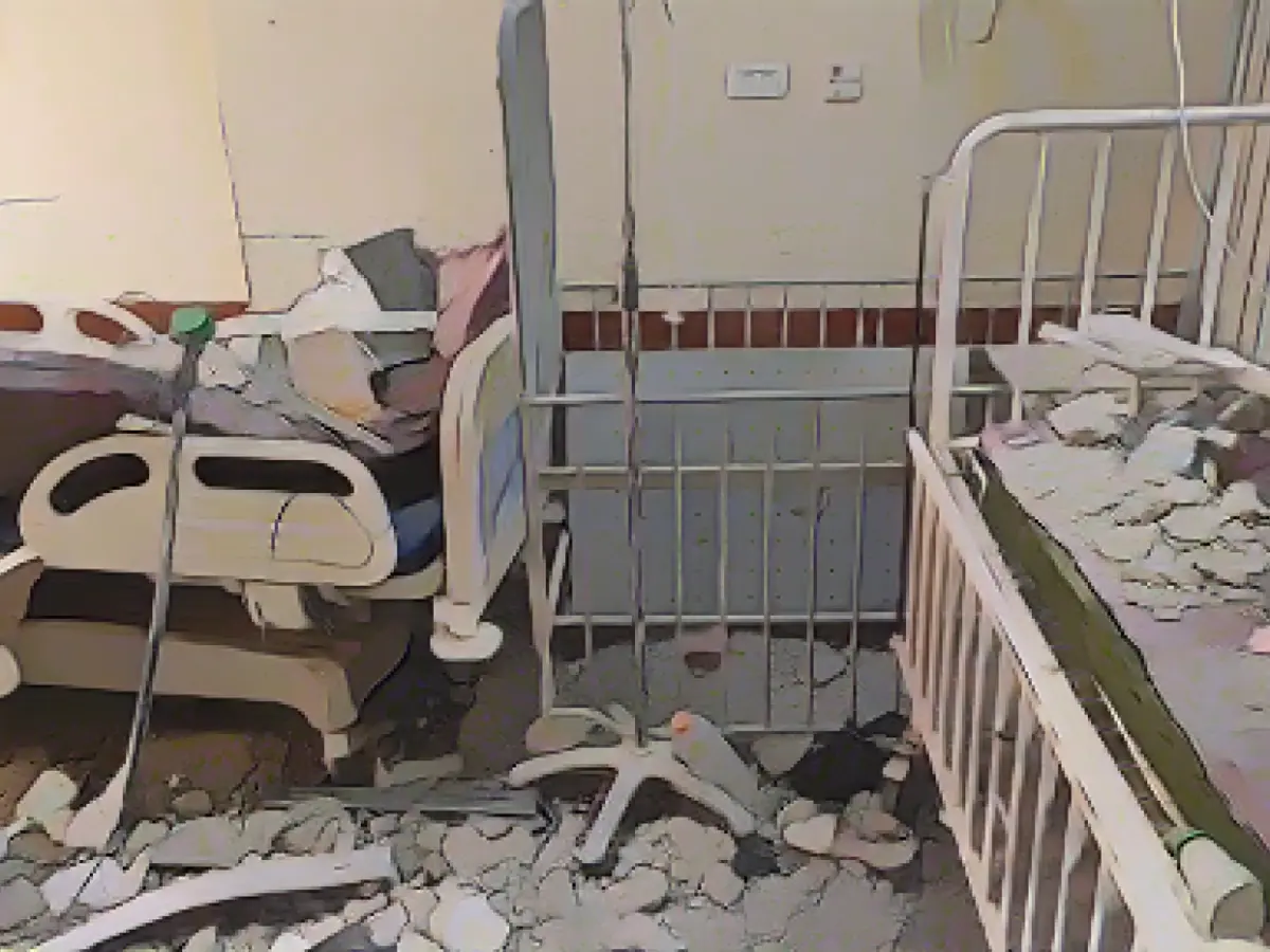 A doctor says medical staff in Gaza have been "kidnapped" by Israeli forces and hospital conditions are "extremely bad"