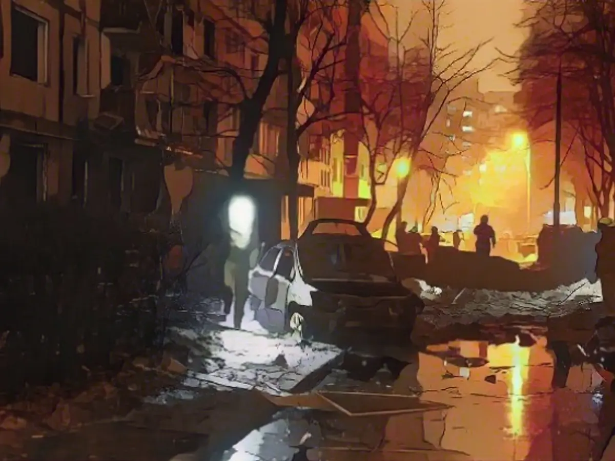 Russian missiles hit Kiev again