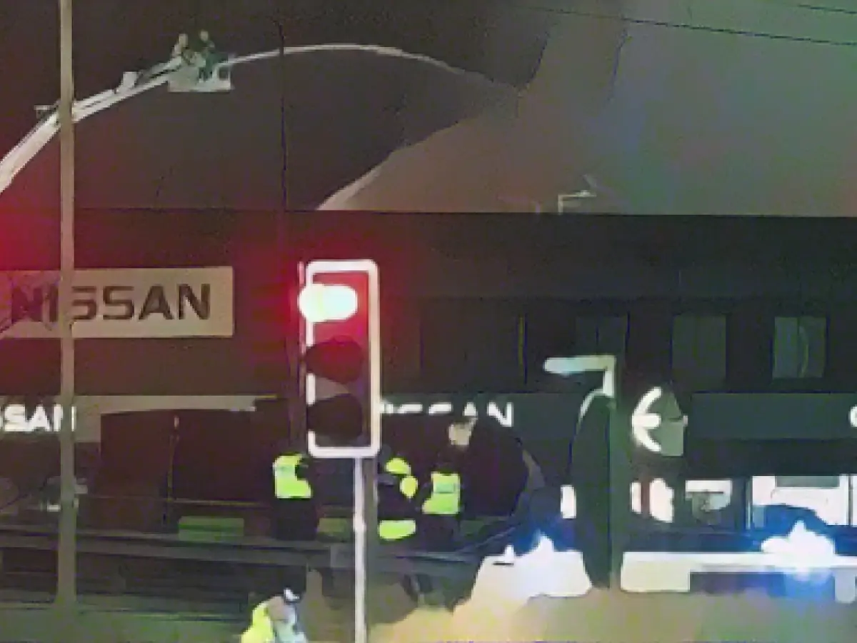 Fire in industrial area: One person missing in Wales