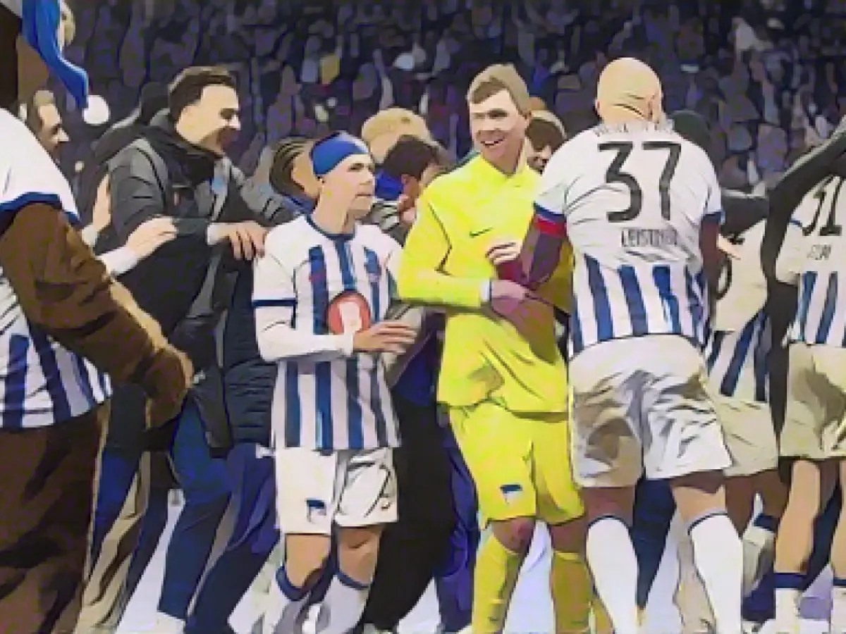 Don't let up: Hertha attempt a precision landing