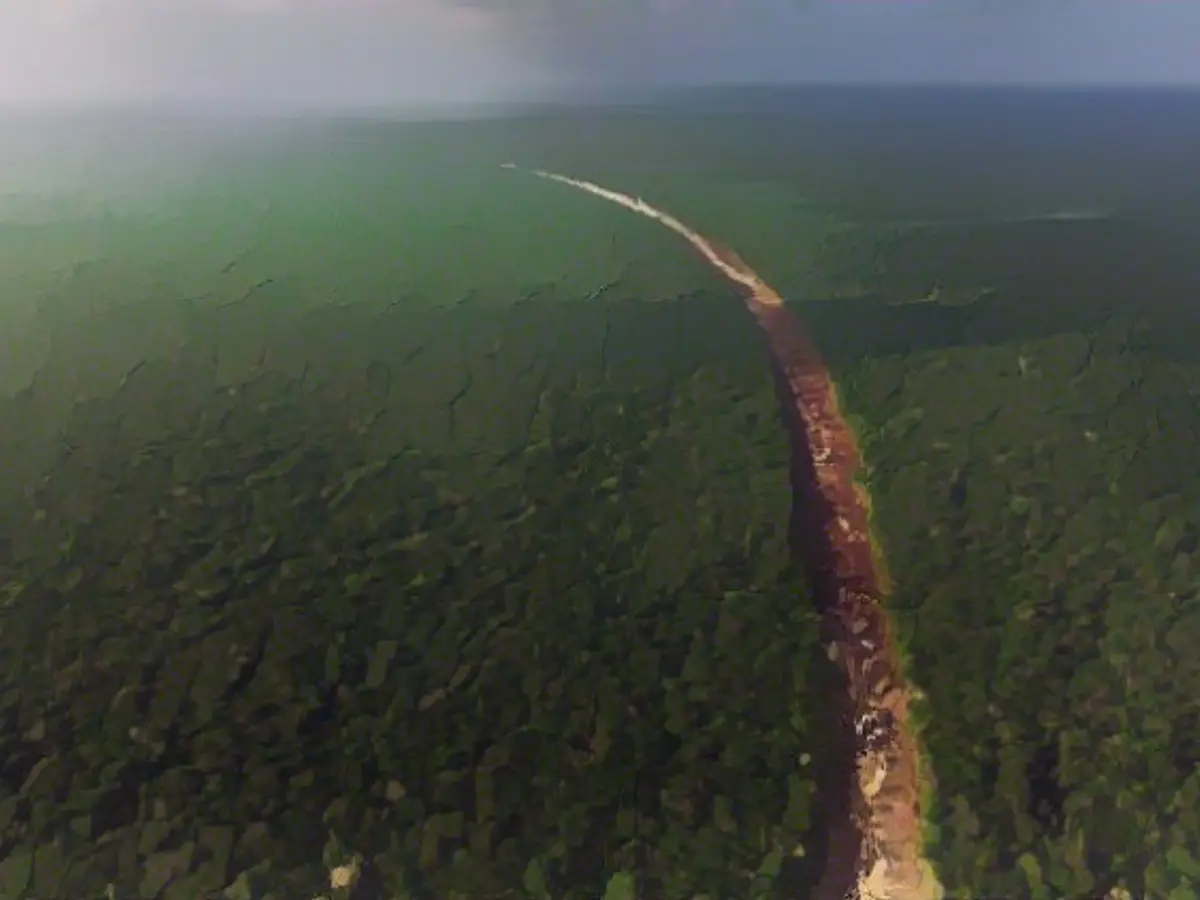 Mayan train leaves a scar in Mexico's jungle
