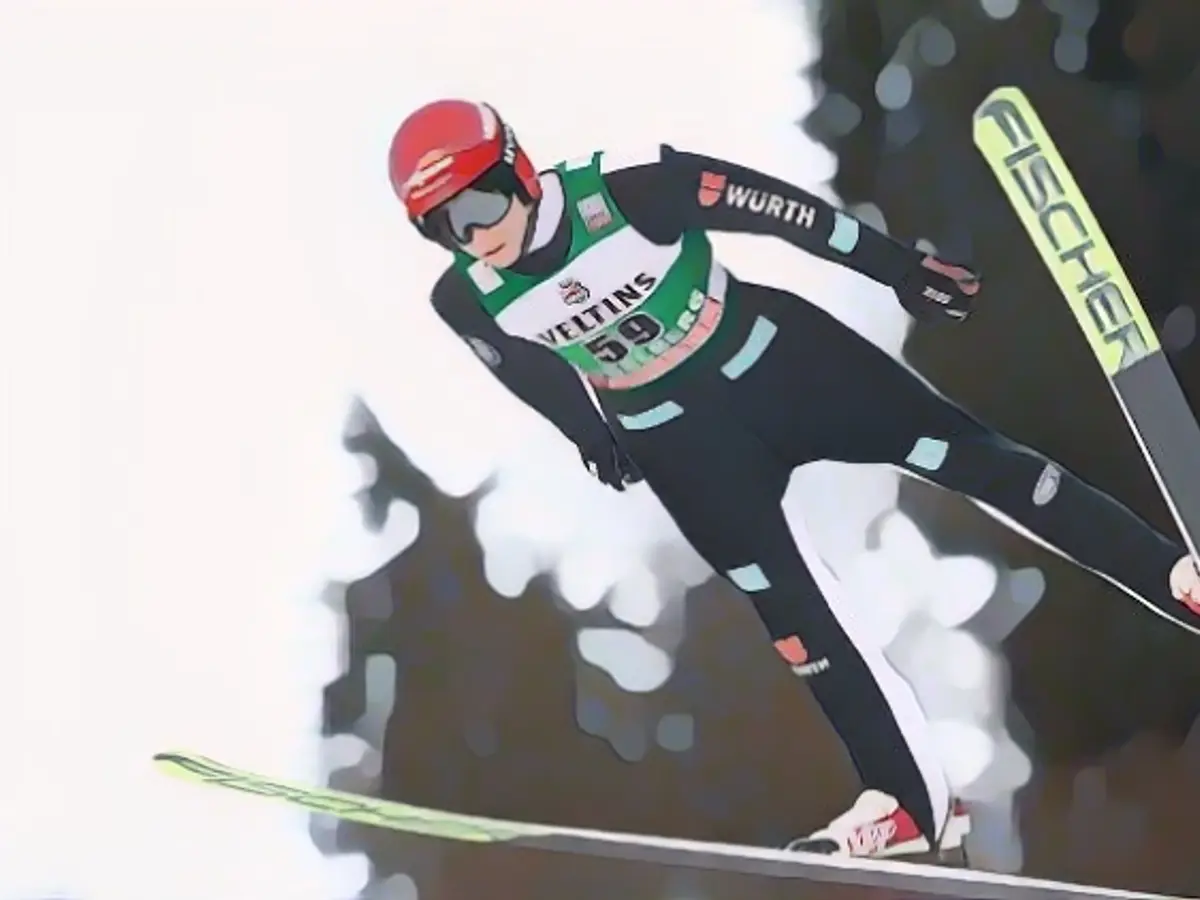 Vinzenz Geiger can't recover after a near fall