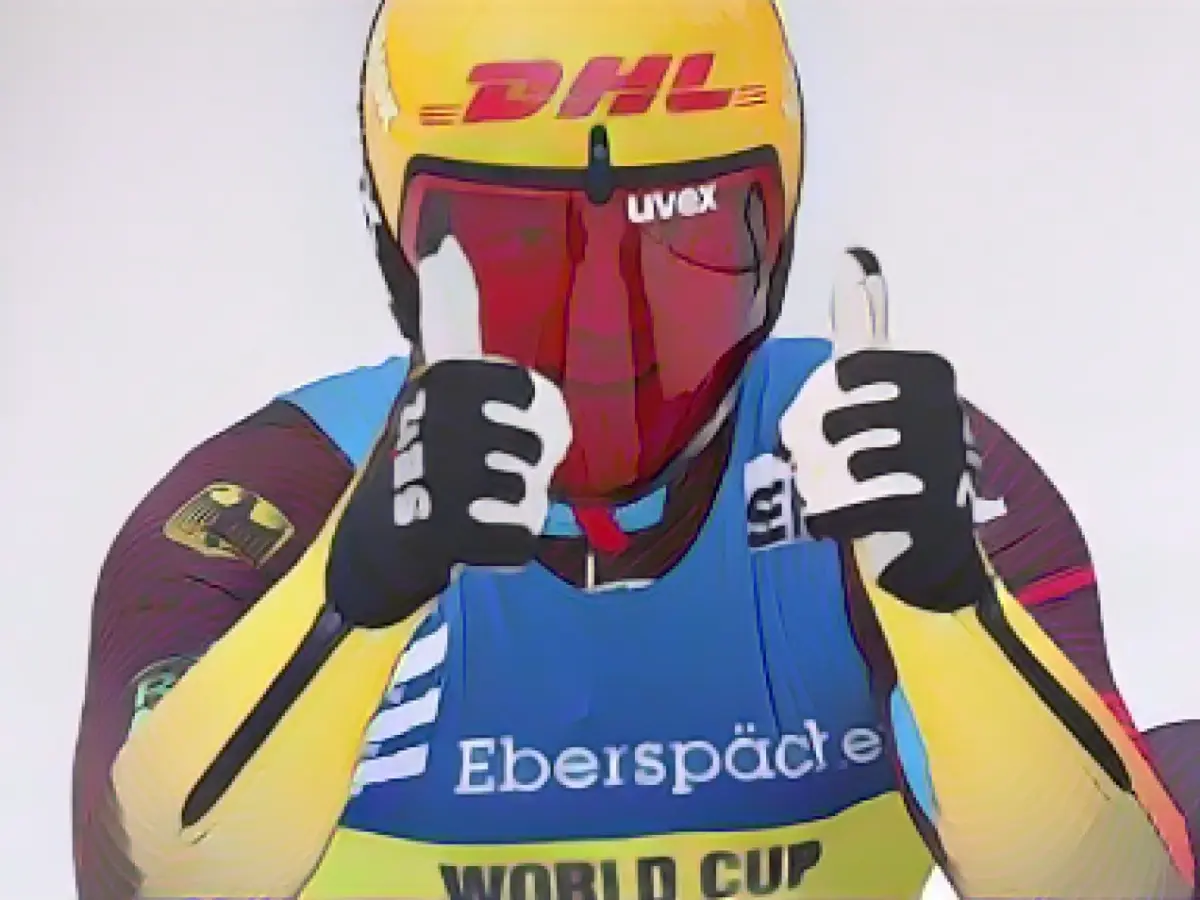 Strong lugers: three races, five podium places