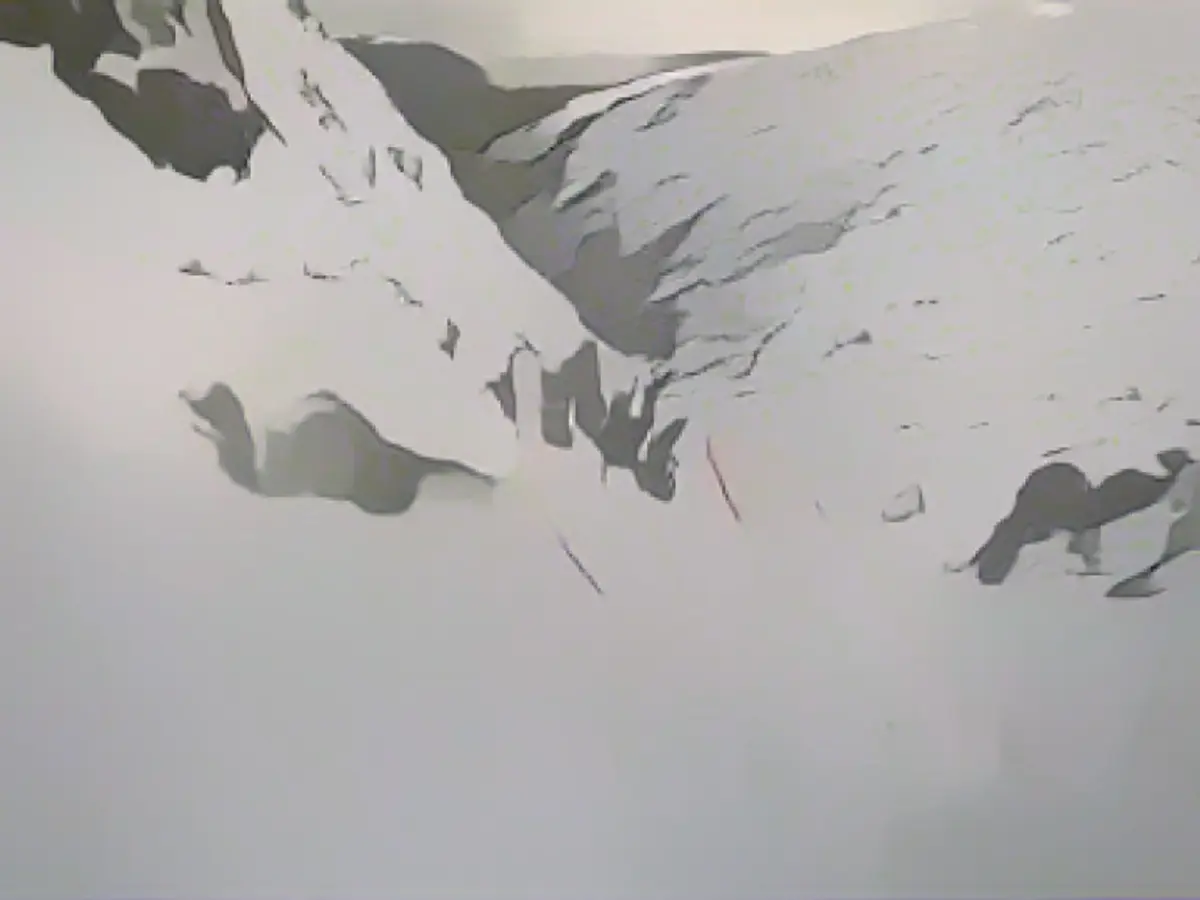 Narrow escape from death: Skier is swept away by an avalanche - and his helmet camera films everything