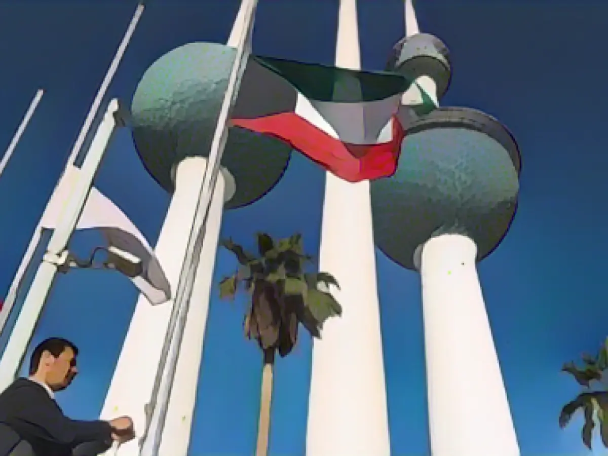 Change of power in Kuwait after the death of the Emir