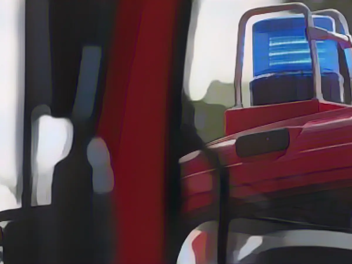 Parked car burns out completely