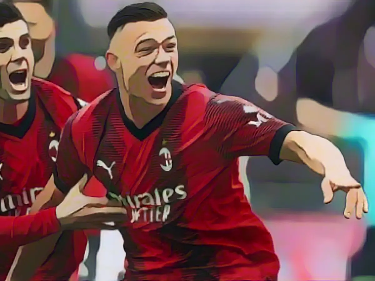First goal after 18 minutes: Dream debut for Milan talent