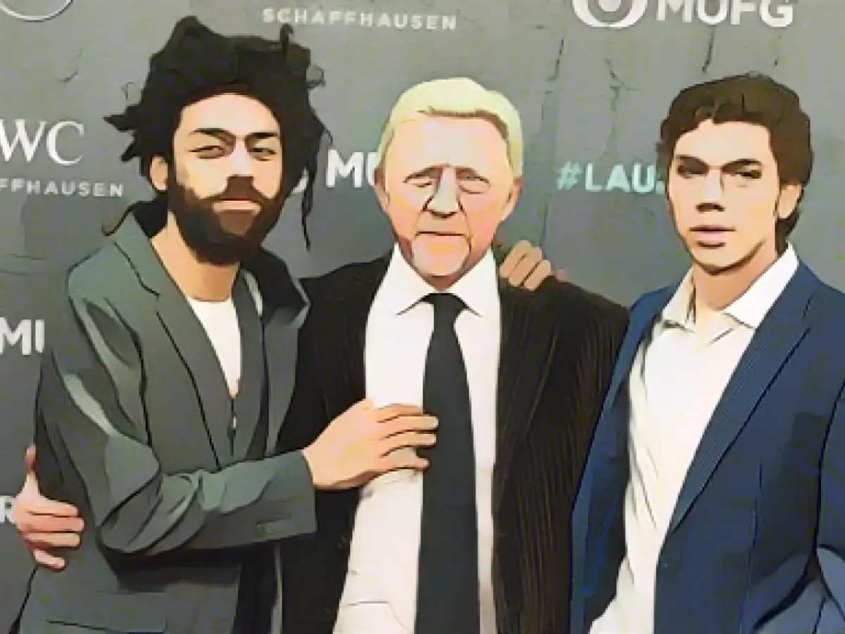 He visits his old home with his sons