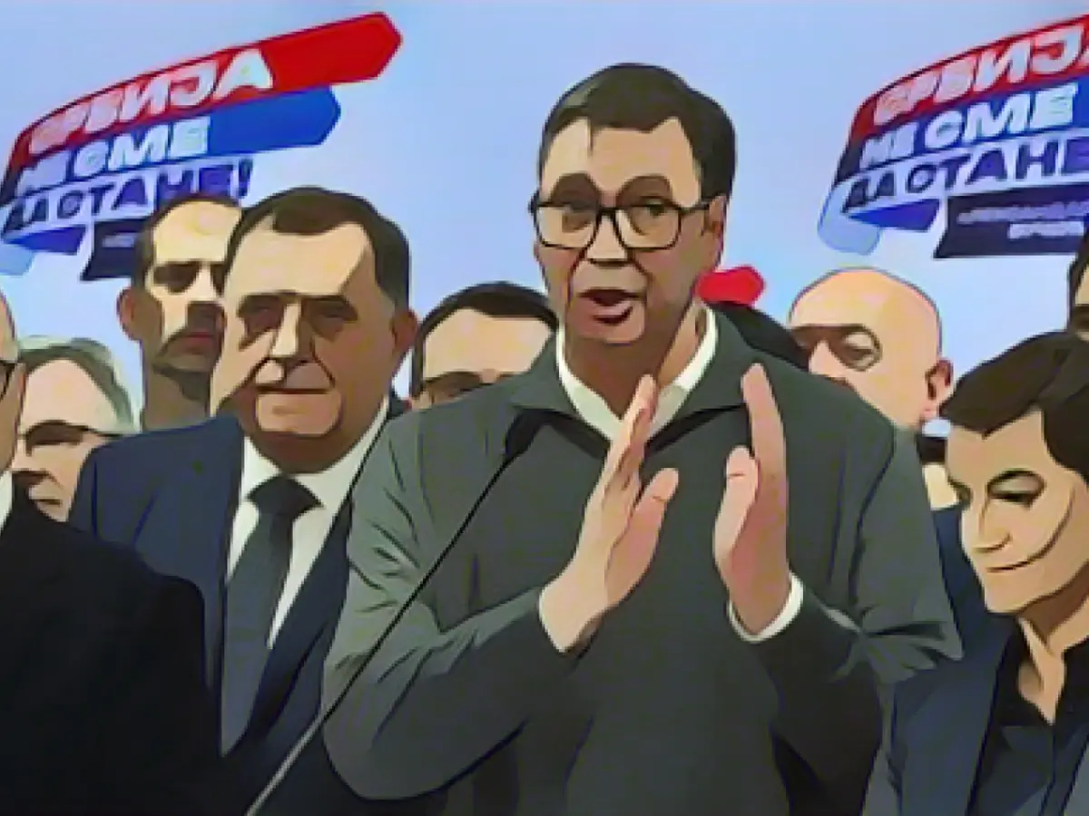 Serbia's president claims victory for his party in parliamentary elections