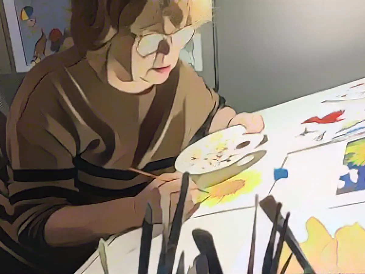 Many birthday cards mock aging. These artists paint a different picture