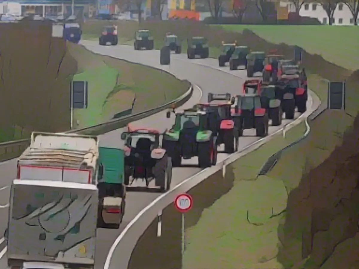 Farmers from Lower Saxony also protest against traffic light tax plans