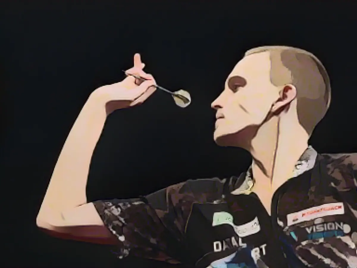 Audience problem: Pietreczko under observation at the Ally Pally