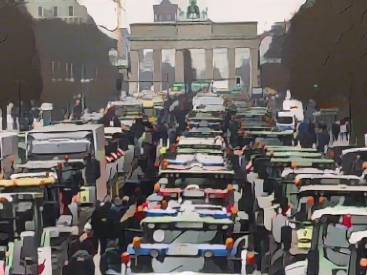 Farmers with anger and tractors against the end of agricultural diesel