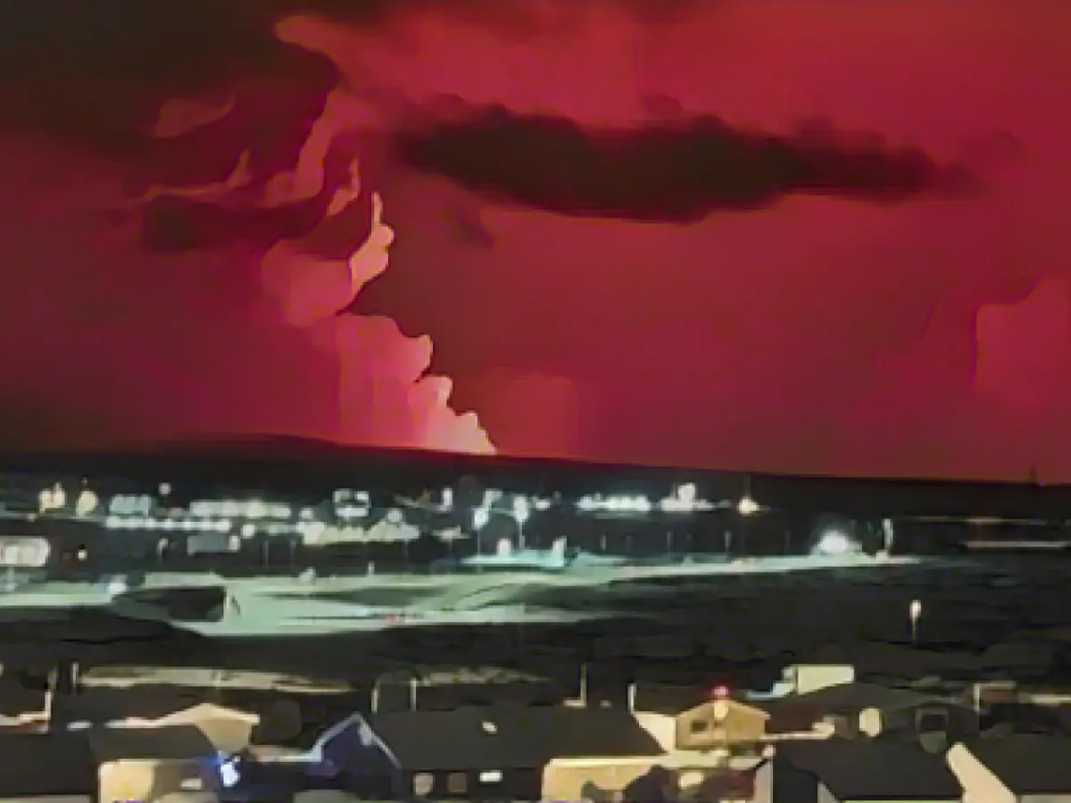 Volcano erupts in Iceland