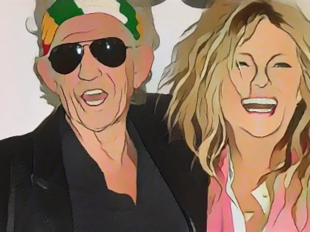 "Love you" - Keith Richards posts wedding photo