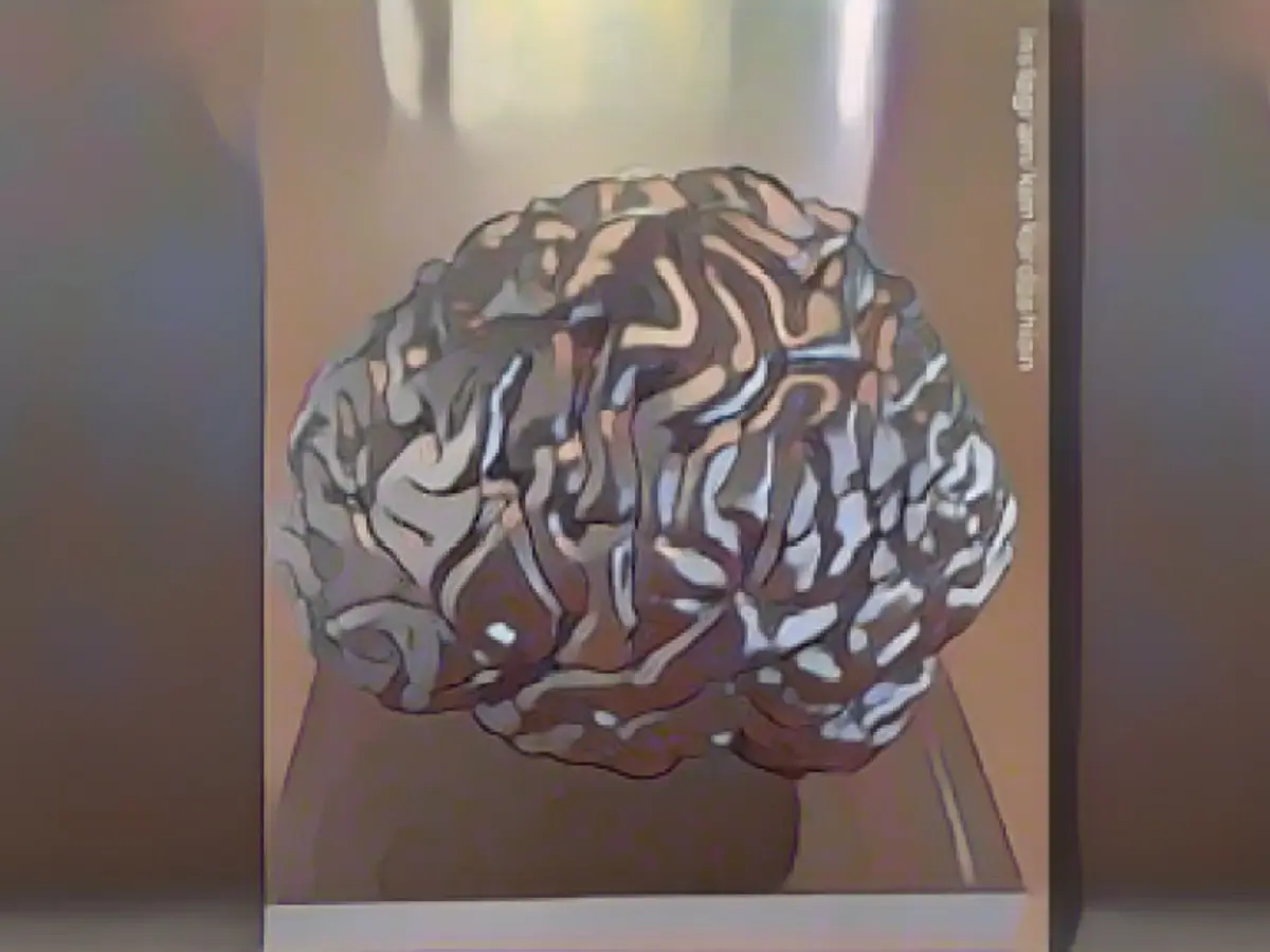 Silver brain sculpture: Kim Kardashian gives herself her own brain for Christmas