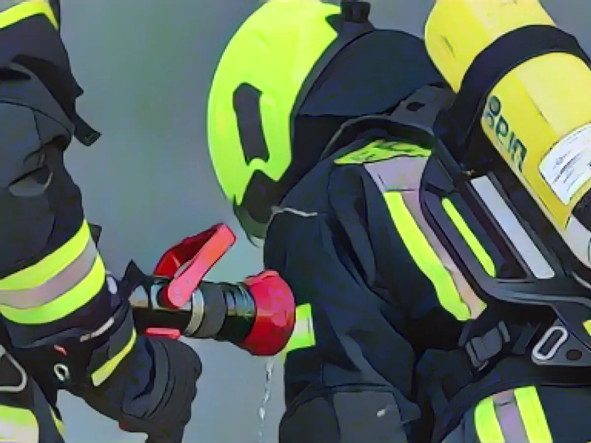 Residential building burns down almost completely