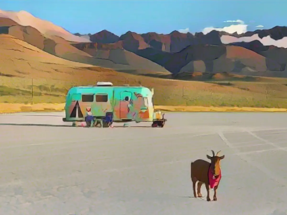Couple takes goats on Airstream trip around US