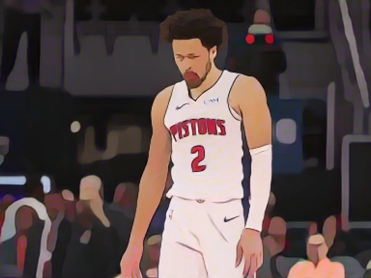 The Detroit Pistons' losing streak reaches 25 games, nearly tying an NBA record