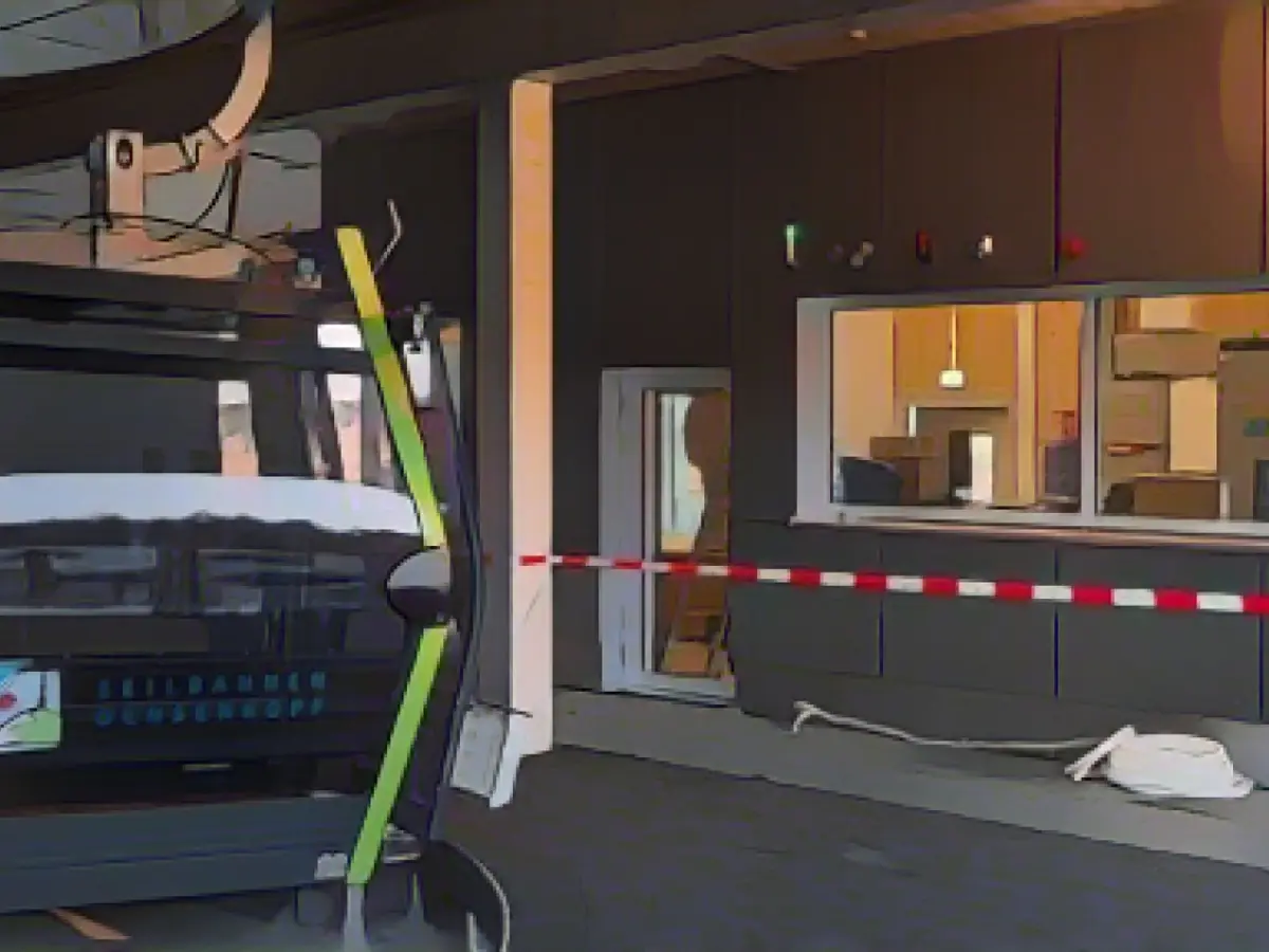 Stormy start: Gondola lift on the Ochsenkopf goes into operation