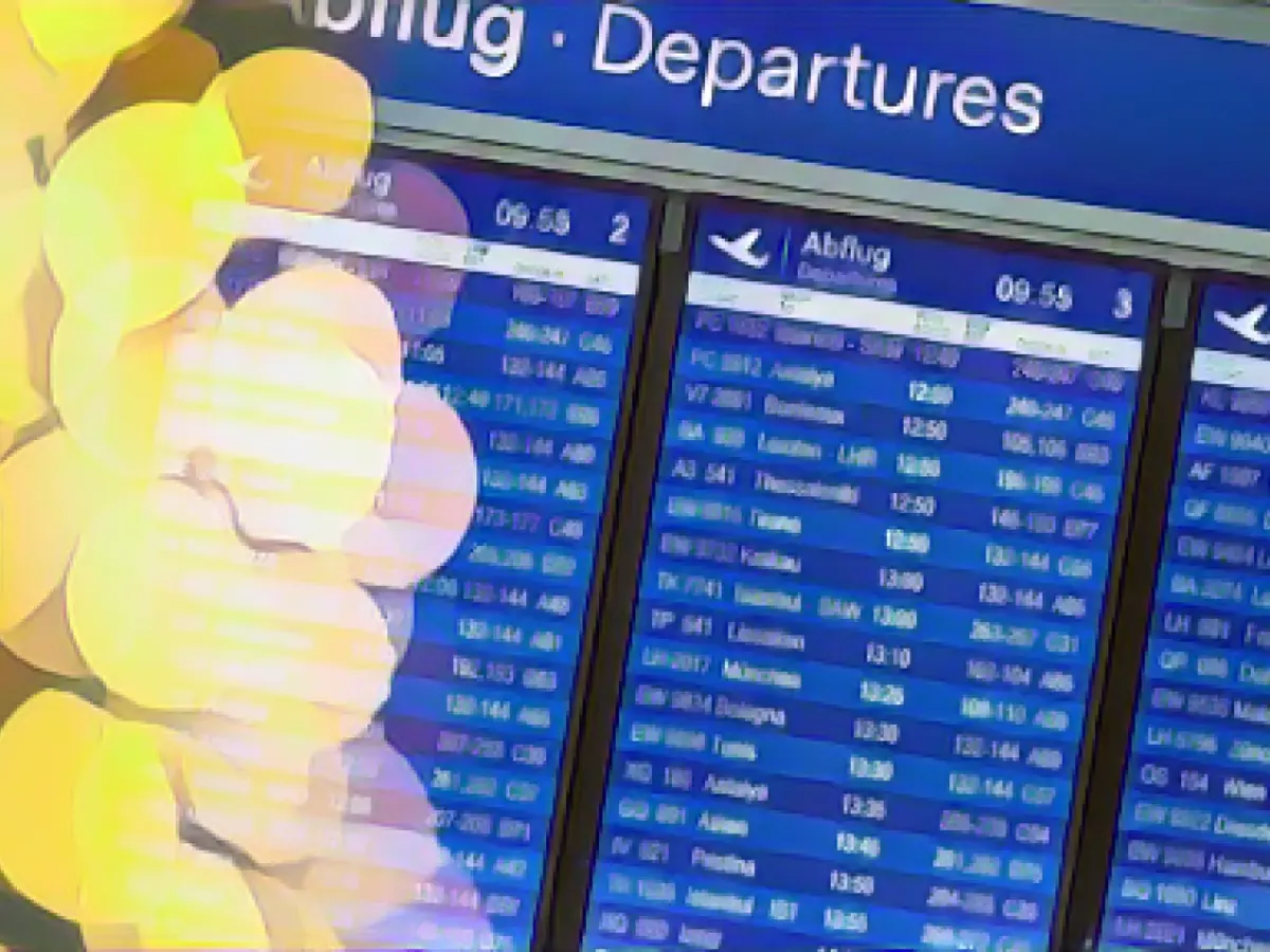 Christmas vacationers fly "relaxed" into the vacation weekend