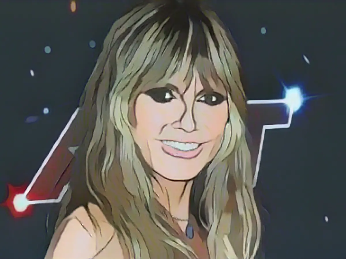 Heidi Klum shows off her seductive look