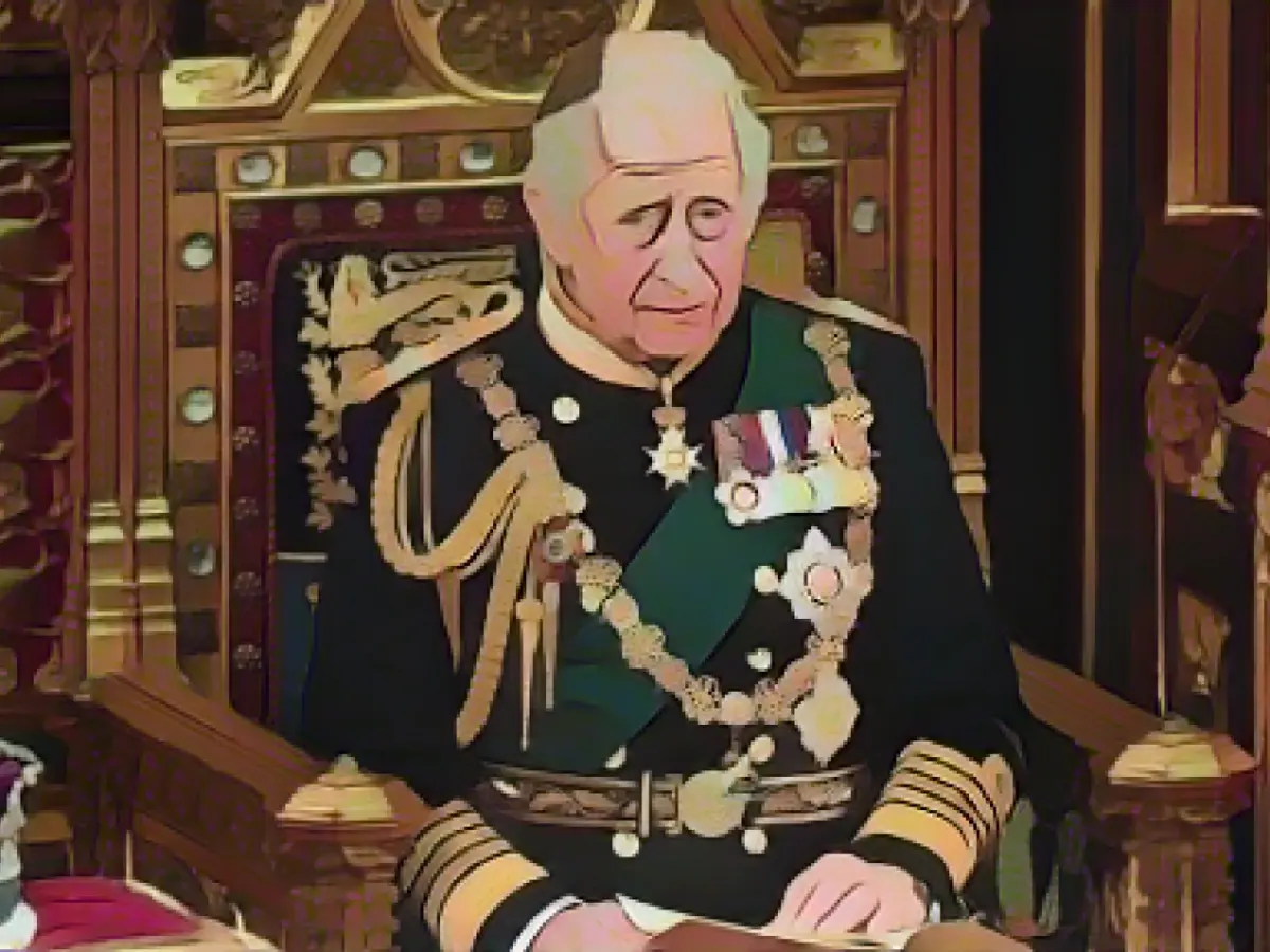 He shows himself in front of a special Christmas tree