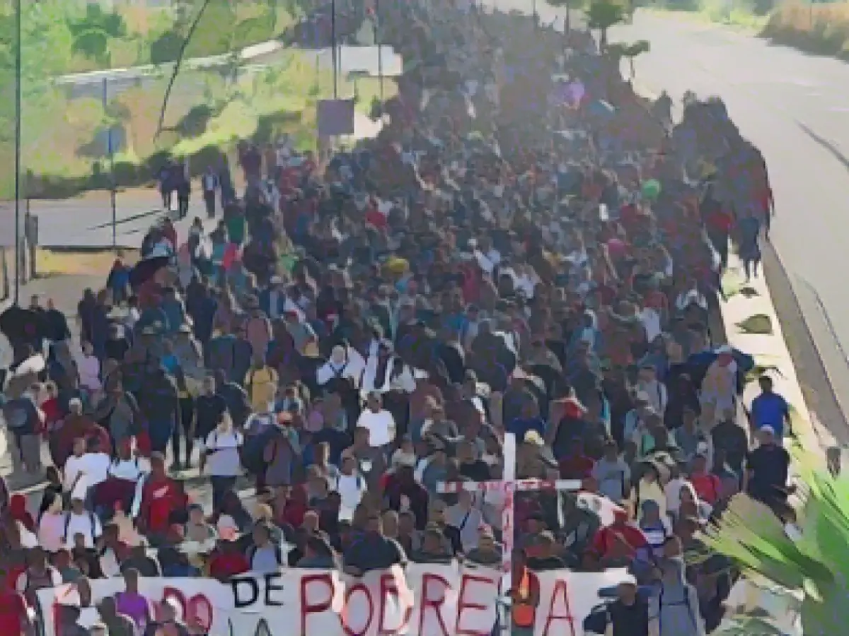 Mexico: Thousands of migrants start caravan towards the USA