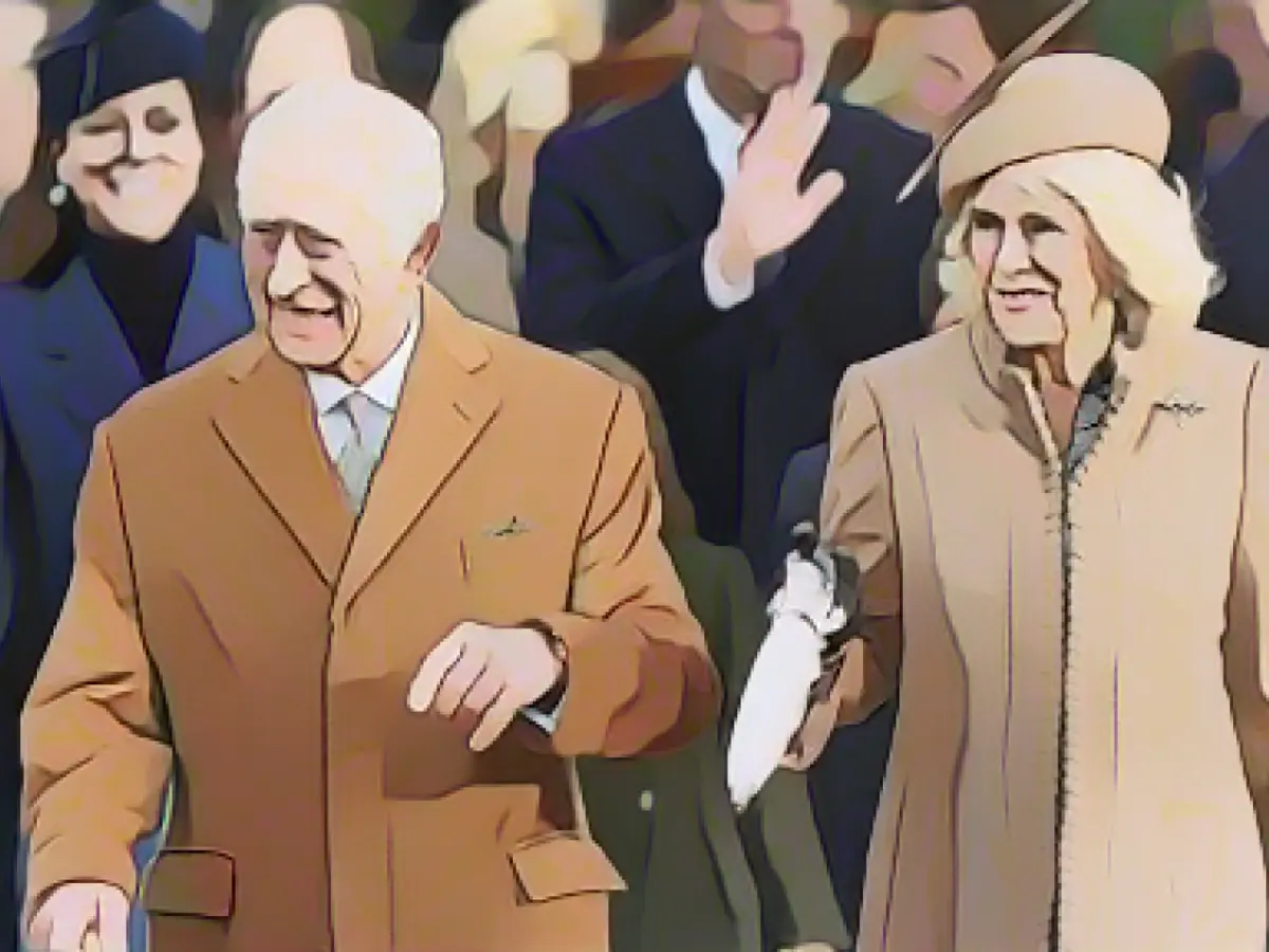 British royals attend Christmas service