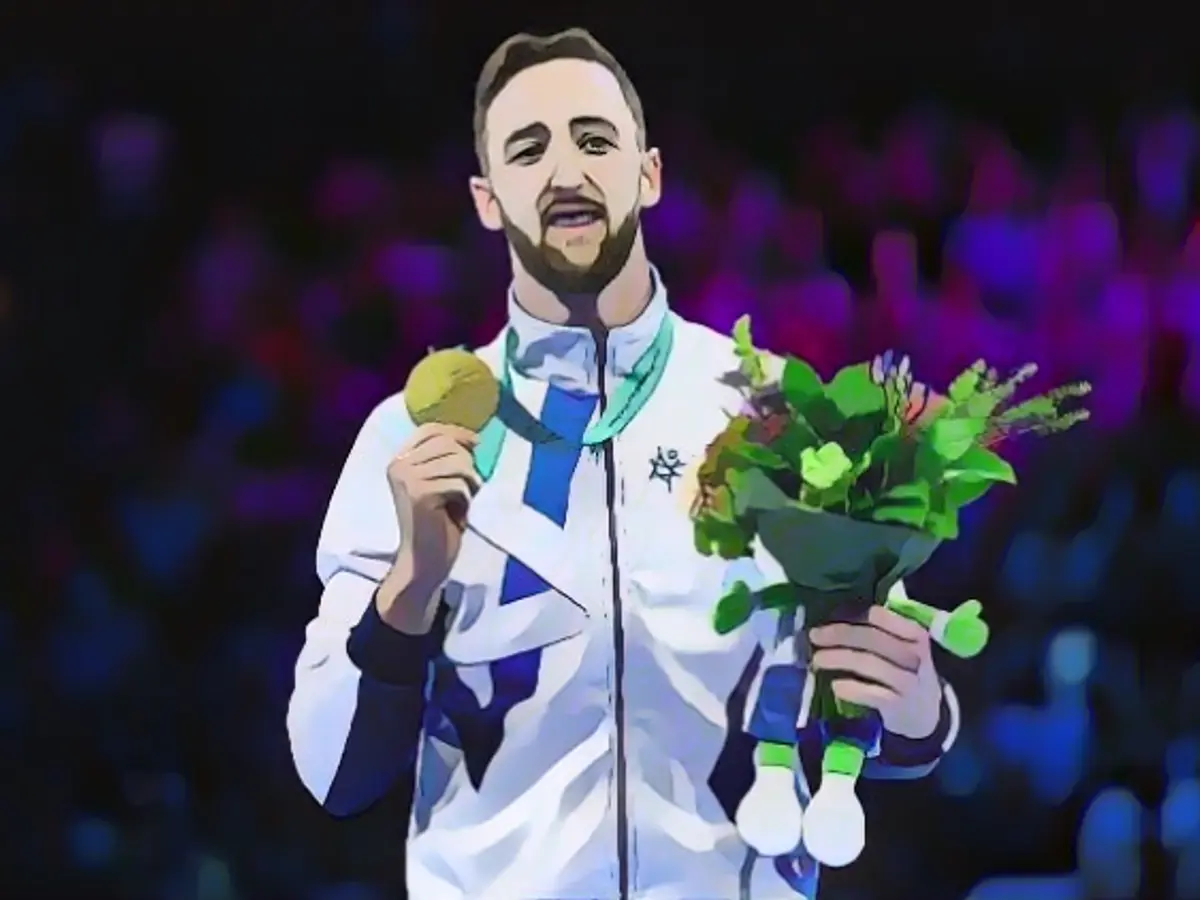 Israeli gymnastics world champion auctions off gold medal