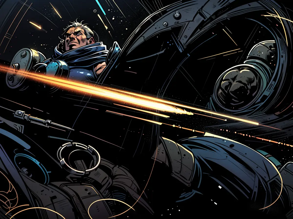 Unusual Space Phenomenon - Specialists Premise Satellite Over Meteoroid