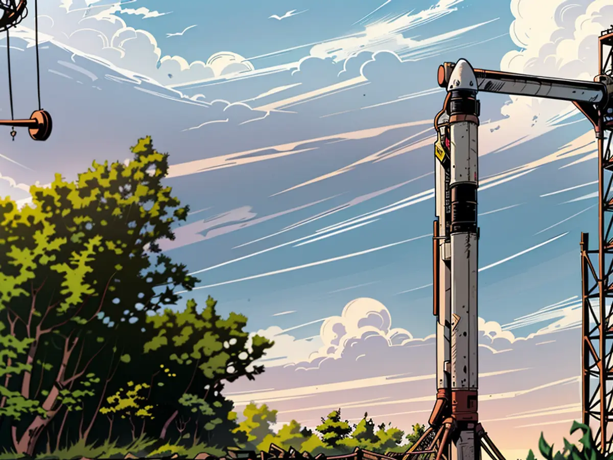 SpaceX's launch is postponed due to unfavorable weather conditions.