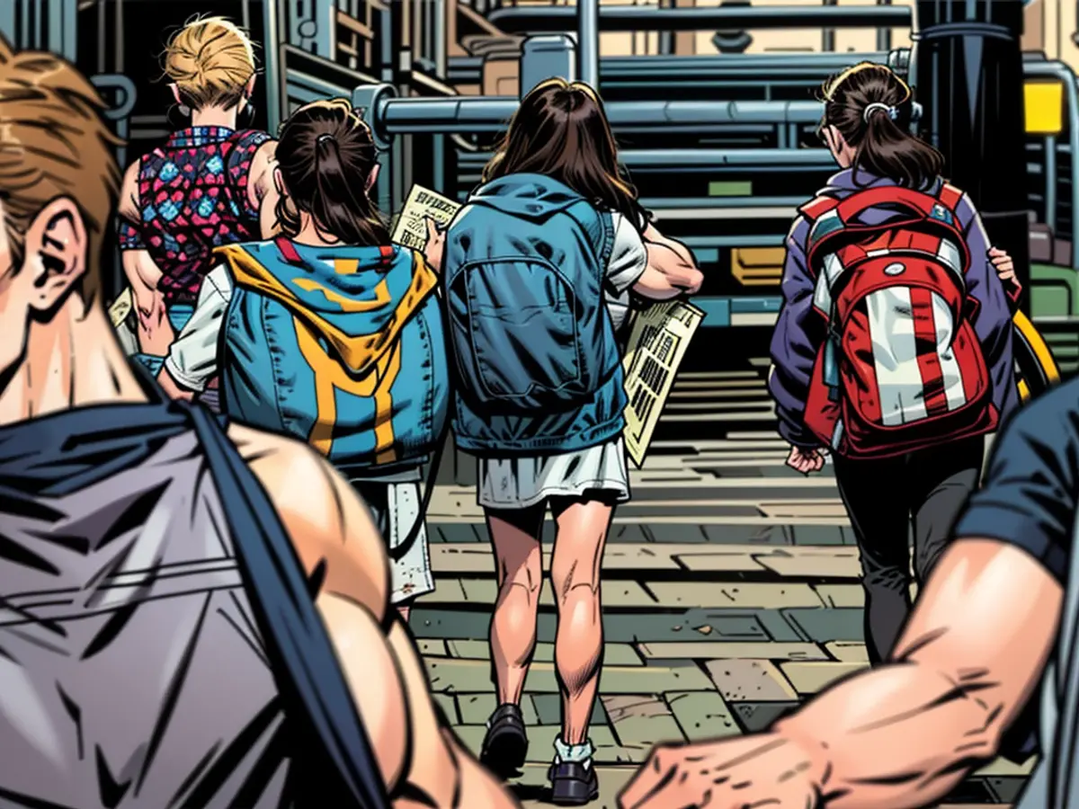 Study reveals: Nearly one-fifth of German youngsters express feelings of insecurity while commuting to school.