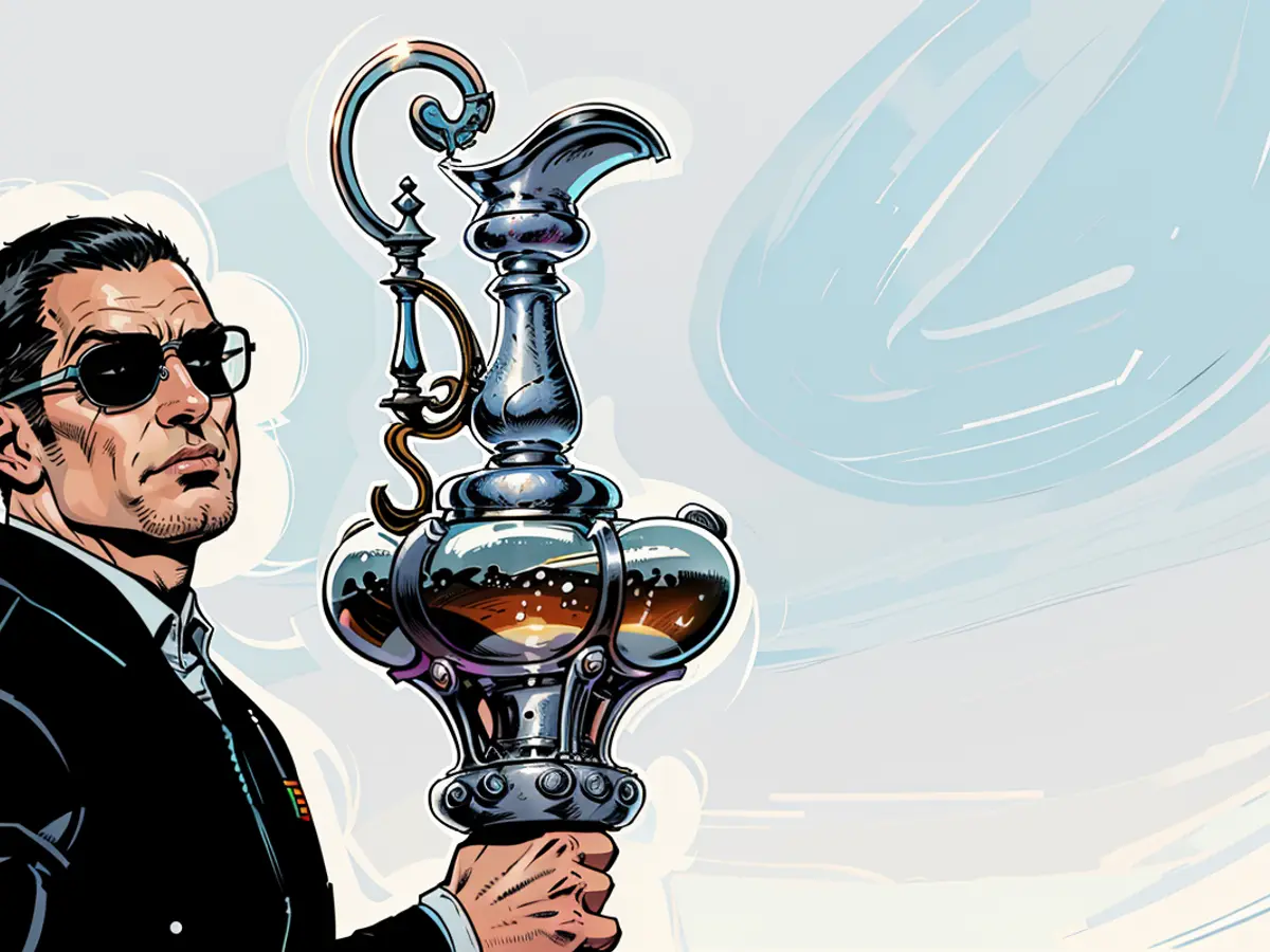 Competitor in the America's Cup: David Facing Four Giants