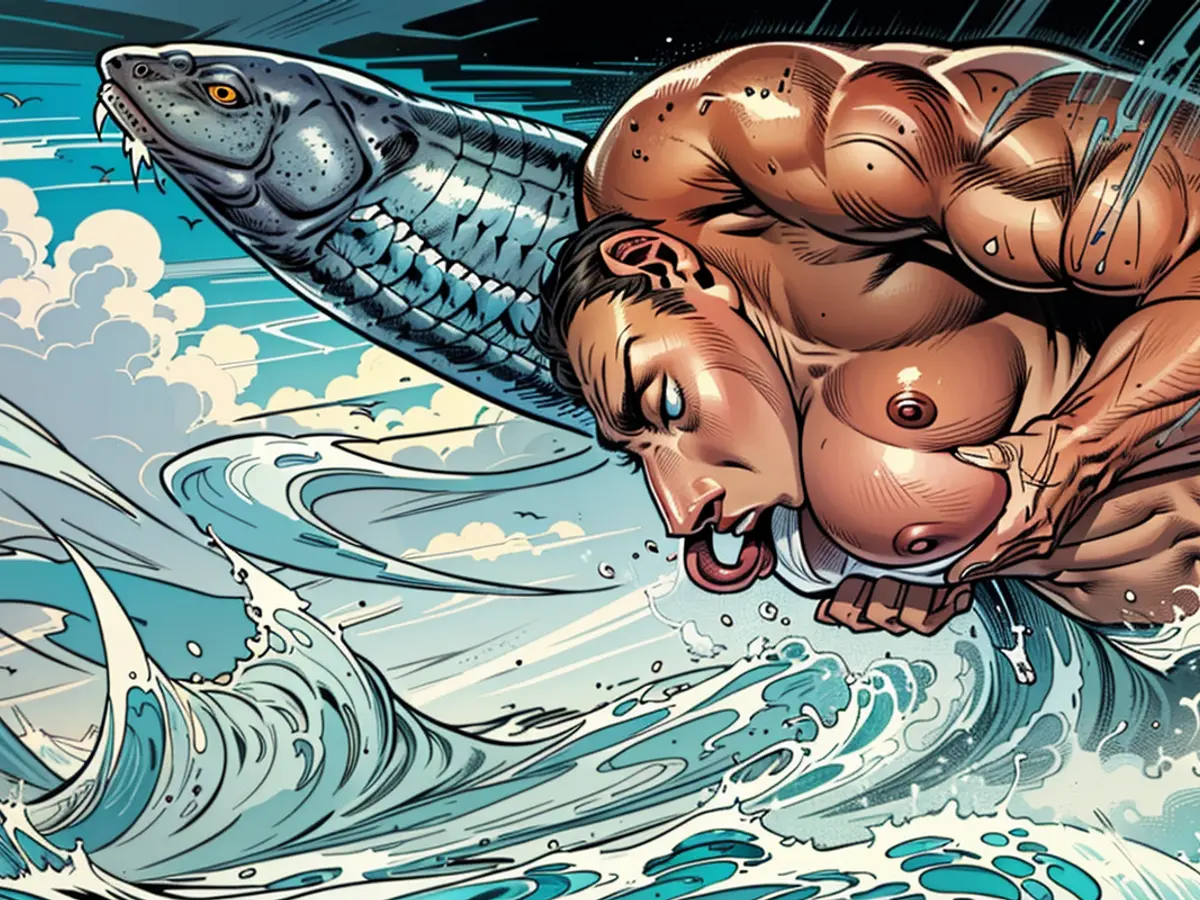 Potential oxygen deficiency leading to mass fish fatalities in the Arend Sea.