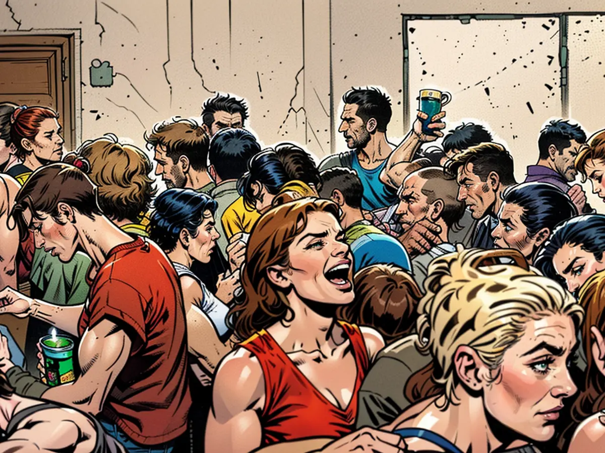 Thousands of Spaniards rejoice in the "La Tomatina" festivity.