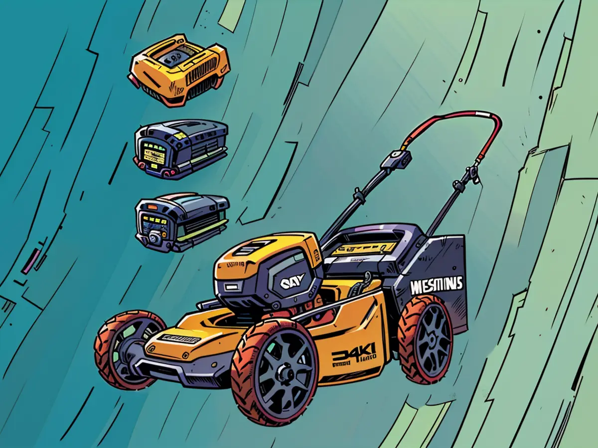 Currently, a Battery-Operated Push Lawn Mower is Selling with a Discount of $125.