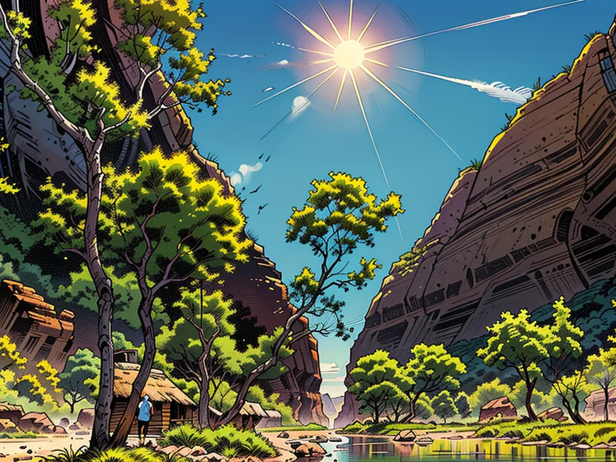 Australia endures the harshness of its winter chill.