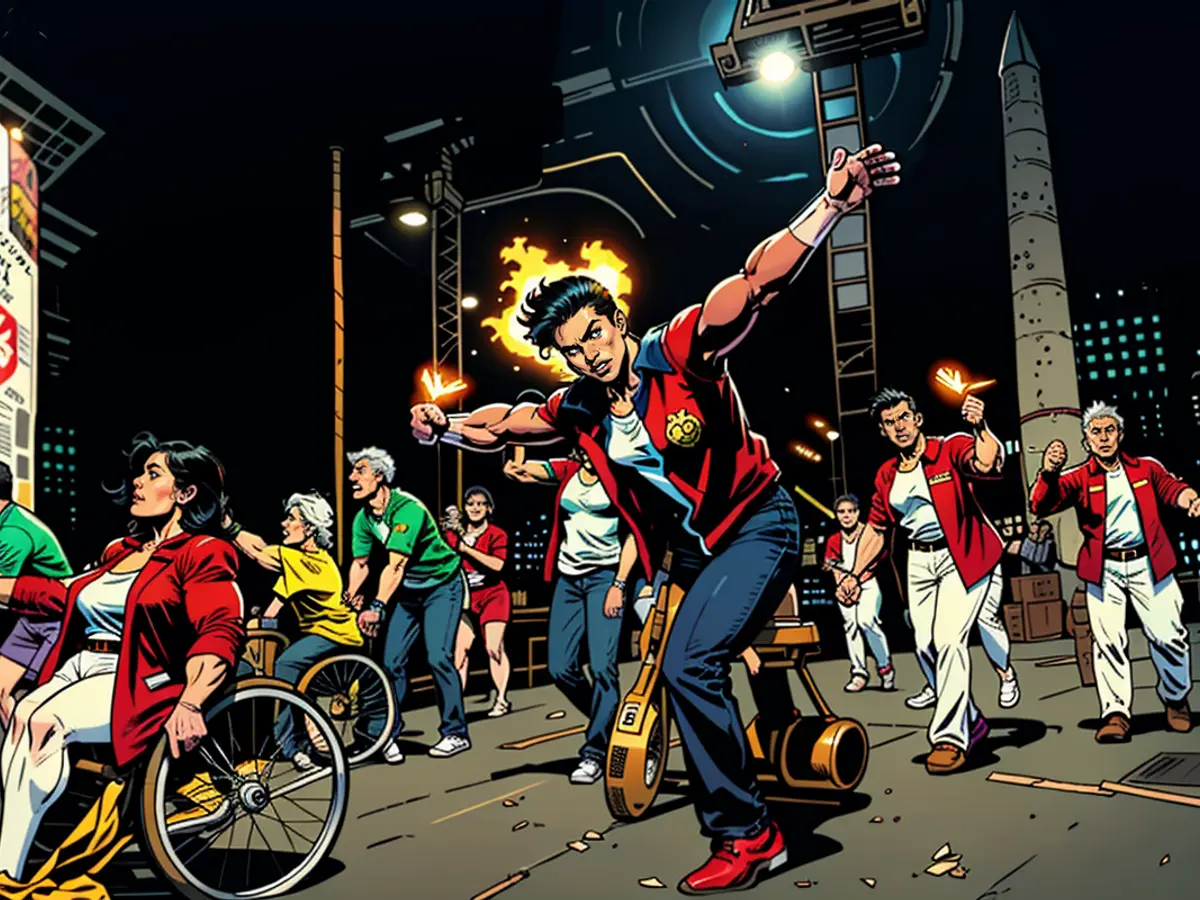 The Paris Paralympics commences with a vibrant and lively opening event.