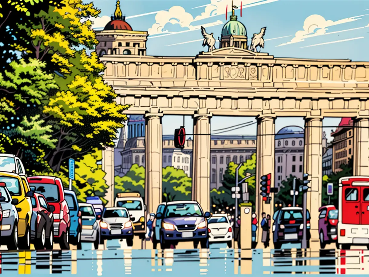 Extreme temperature rise predicted in Berlin and Brandenburg, potentially reaching 36 degrees; thunderstorms could materialize.