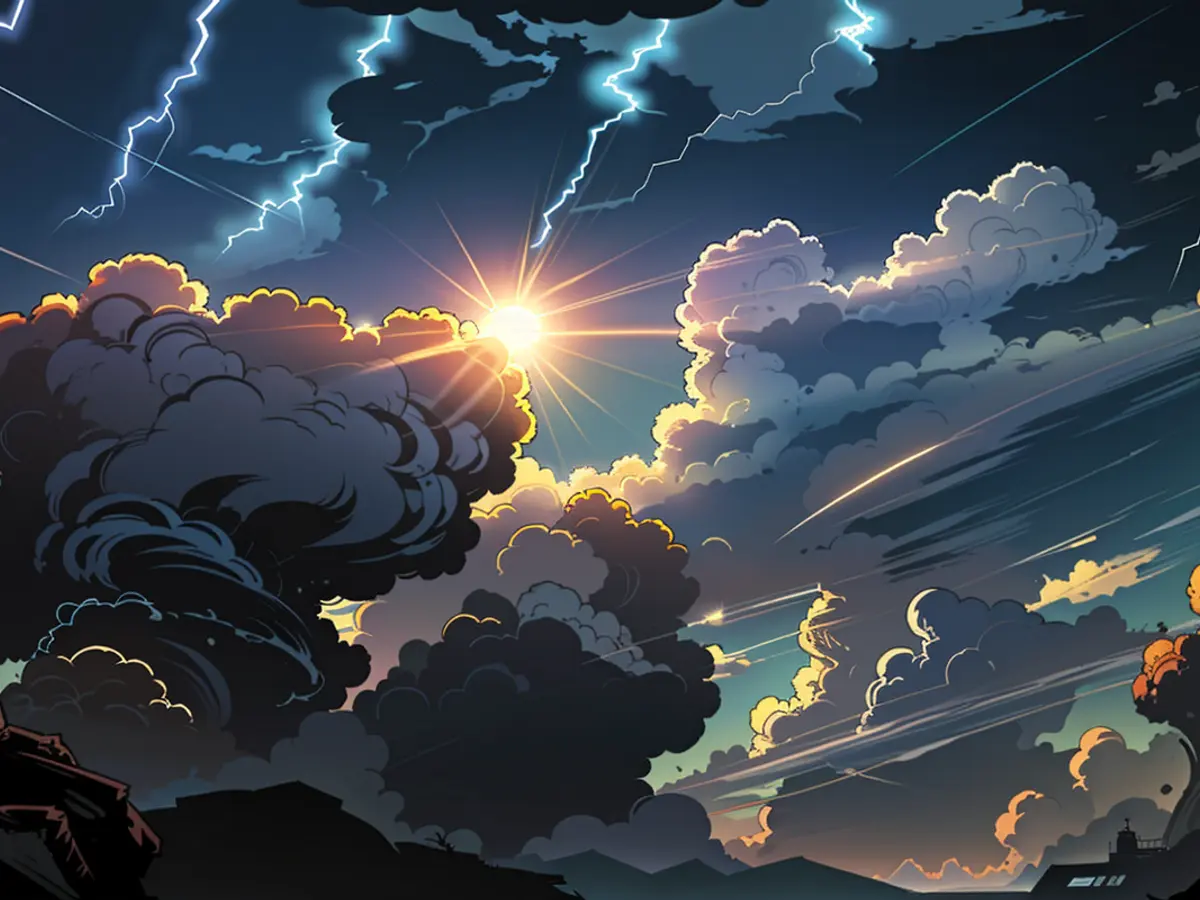 Sunny intervals and thunderous downpours in Rhineland-Palatinate and Saarland