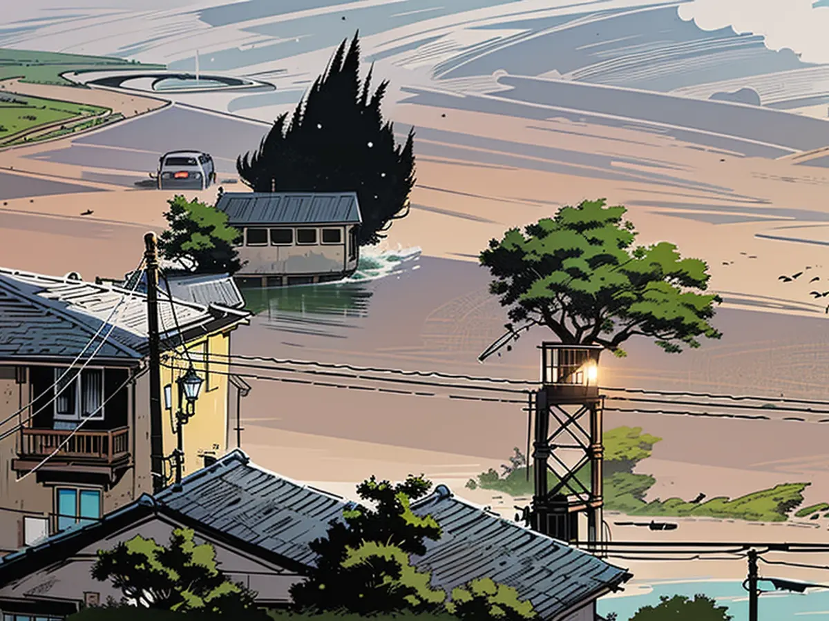 Typhoon Shanshan wreaks havoc in southwestern Japan's regions.