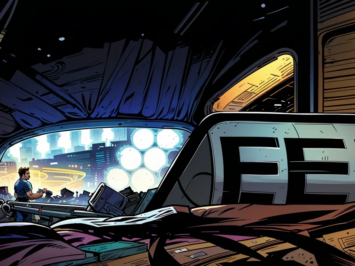 In Sebnitz, a substantial waste bin ignites, causing smoke to permeate a nearby apartment building.