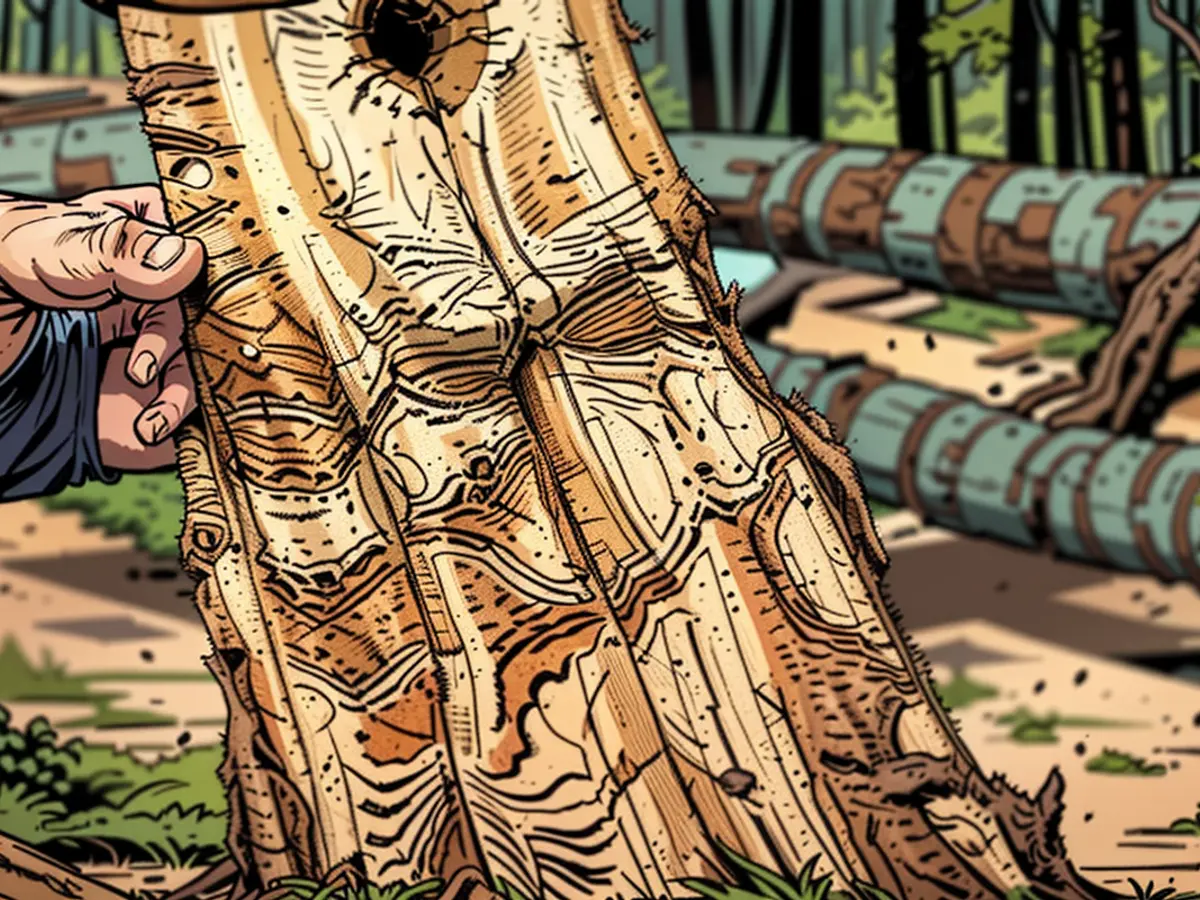 Forests under state authority: Less extensive harm from bark beetles so far